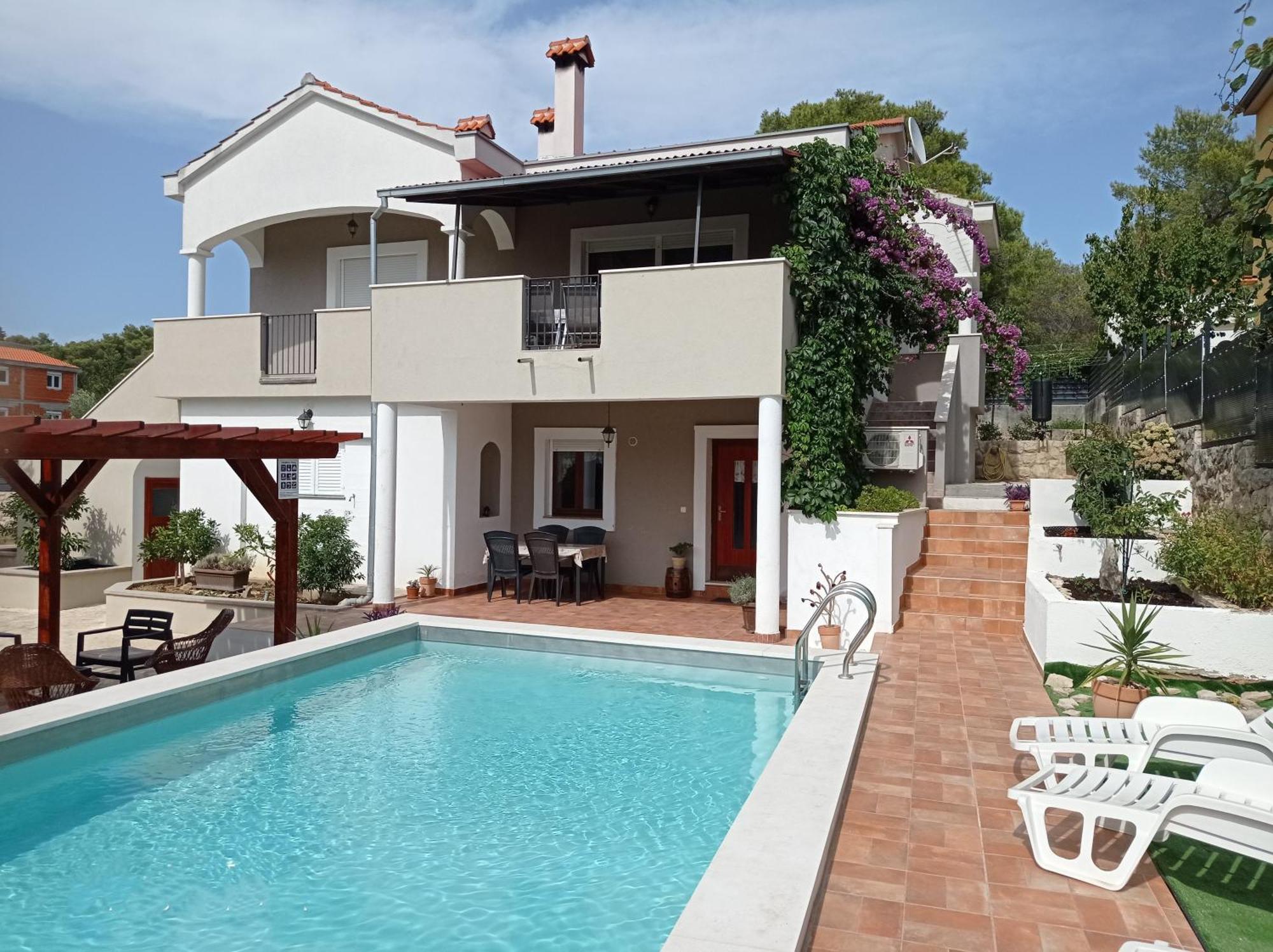 Villa Niko With Private Swimming Pool Zadar Exterior photo